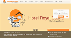 Desktop Screenshot of hotelroyalcastle.in